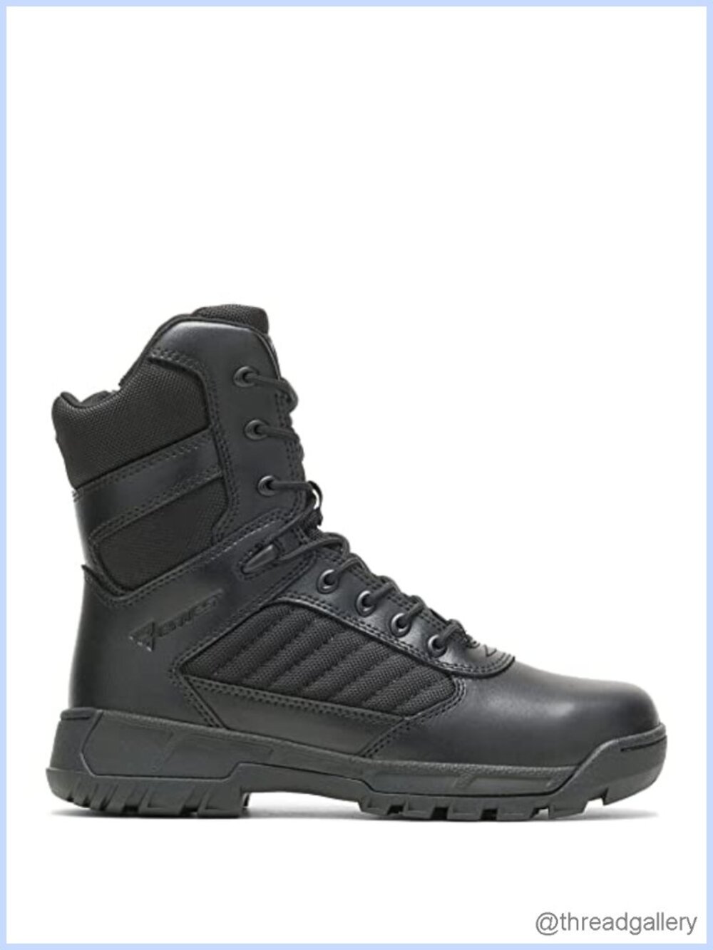 Tactical Sport 2 Tall Side Zip Leather Boots Slip Resistant